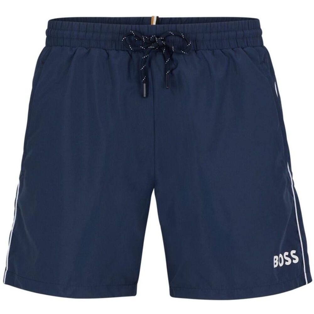 Boss Mens Starfish Swim Shorts / Dark Blue